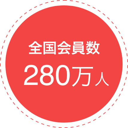 全国会員数280万人